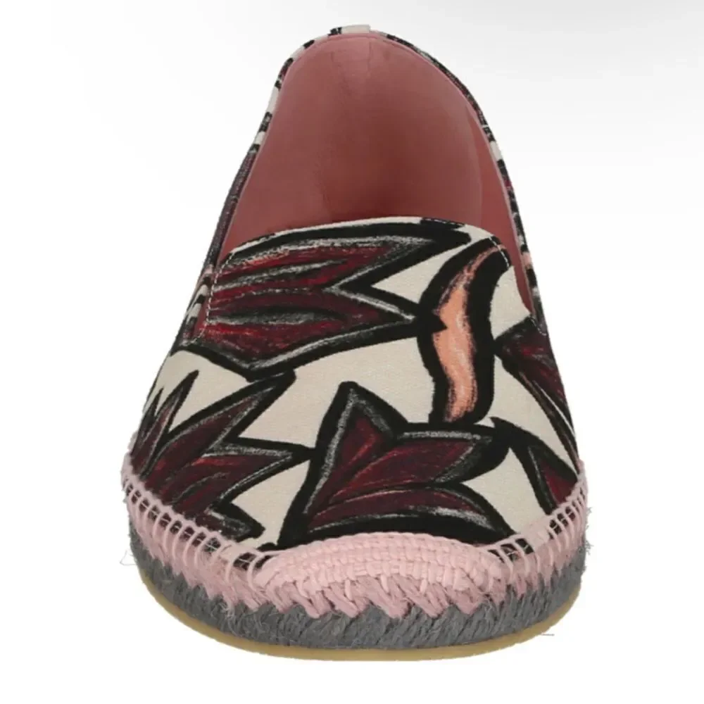 FERRAGAMO WOMENS SUE ESPADRILLE FLATS